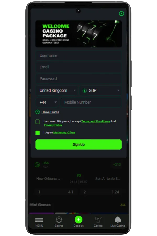 Create Account