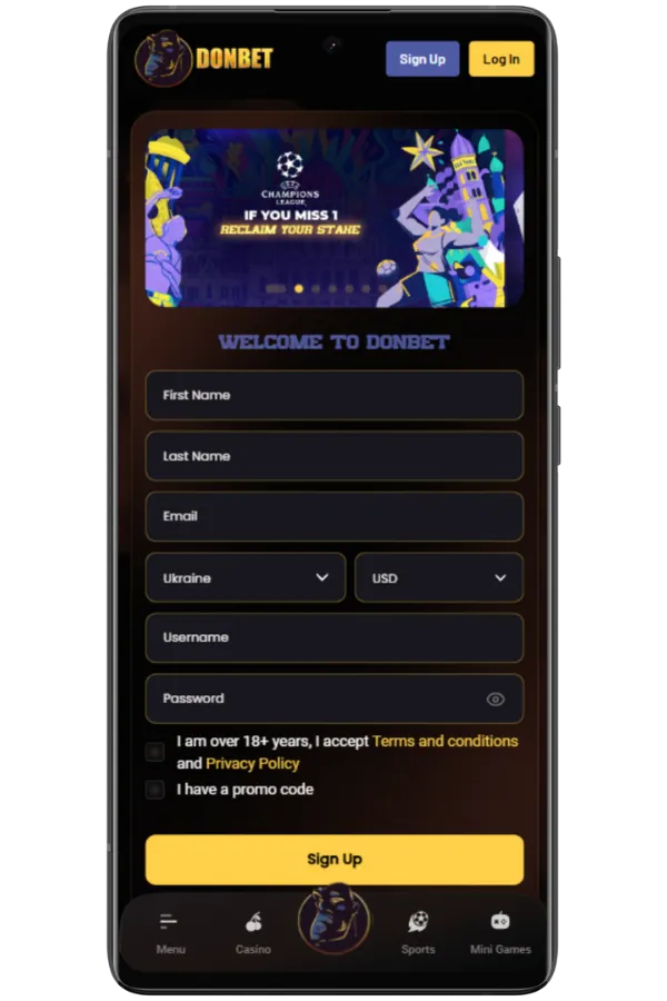 Create and verify your account