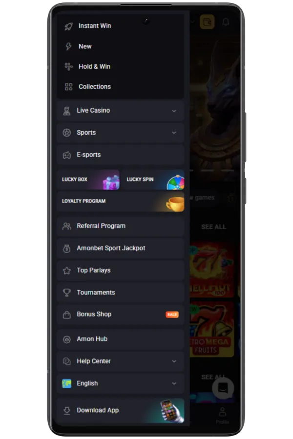 Install the App (optional) Amonbet