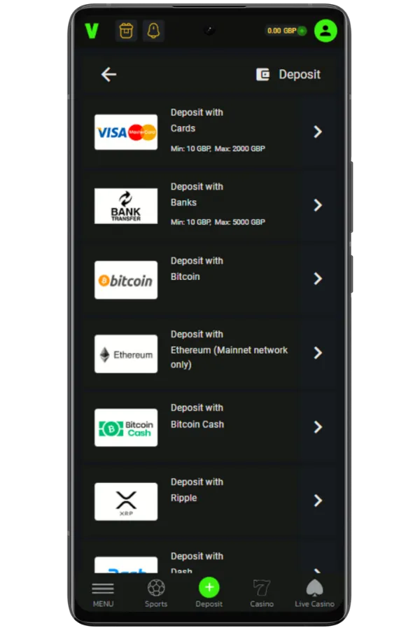 Make Deposit