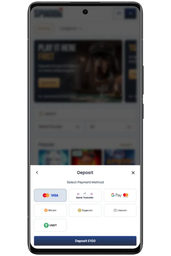 Make Deposit Spindog