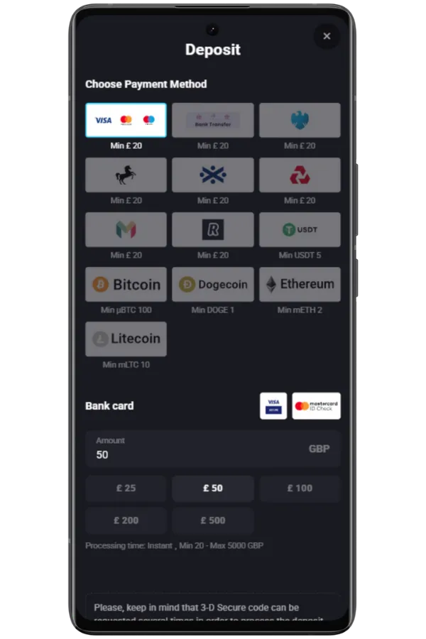 Make your first deposit Amonbet