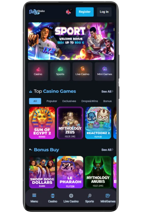 Open your mobile browser Mystake